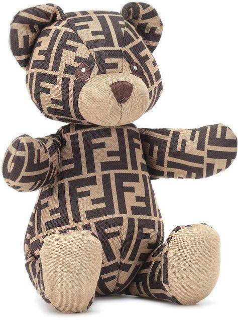 Designer Teddy Bears, Fendi Collection, Kids Teddy Bear, Rabbit Soft Toy, Baby Teddy Bear, Fendi Kids, Baby Teddy, Teddy Bear Picnic, Kids Summer Fashion