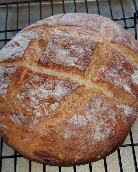 Bone Reading, Crusty Bread Recipe, Kitchen Witch Recipes, Knead Bread Recipe, Artisan Bread Recipes, Cooking Bread, No Knead Bread, No Knead, Instant Pot Dinner Recipes