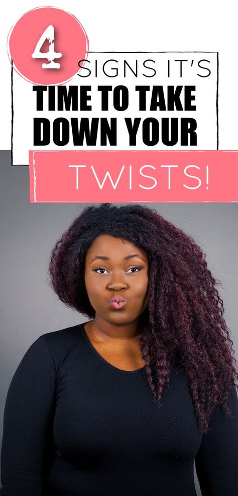 Not sure how long you can keep twists in your natural hair? Discover the optimal time frame for you as well as how to look after your natural hair in twists. 2 strand twists | Short 4c twists | Mini twists | Protective styling | Natural hair growth 4c Twists, Twists Short, Growing Long Natural Hair, Type 4c Hairstyles, Natural Hair Growth Tips, Natural Twists, Find Hairstyles, Natural Hair Twists, Mini Twists