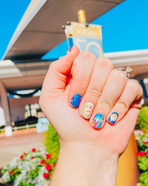 Small World Nails, World Nails, Its A Small World, Rusty Nails, Disney Nail, Disney Nails, Nail Wraps, Small World, Pretty Nails