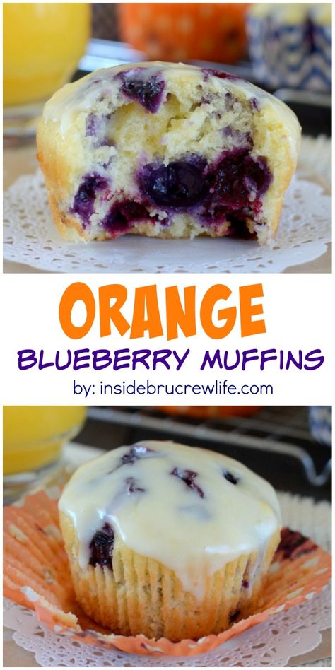 These light and fluffy orange muffins are filled with lots of fresh, juicy blueberry bites. Perfect morning breakfast choice! Blueberry Orange Muffins, Blueberry Bites, Deceptively Delicious, Blueberry Orange, Orange Muffins, Breakfast Choices, Baking Muffins, Perfect Morning, Blueberry Recipes