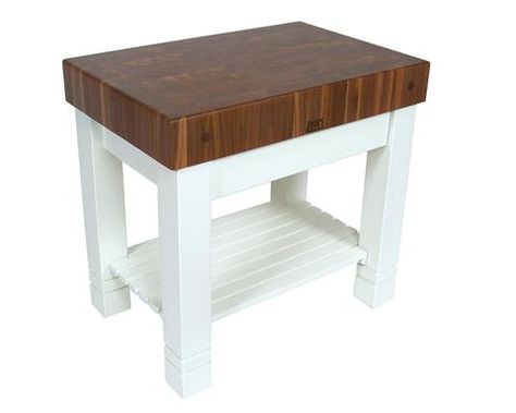 John Boos Tuscan Isle End Grain Maple – ChoppingBlocks.com Butcher Block Top, Utensil Drawer, Block Table, Woodworking Furniture Plans, French Roast, American Black Walnut, Wood Drawers, Low Shelves, Woodworking Furniture