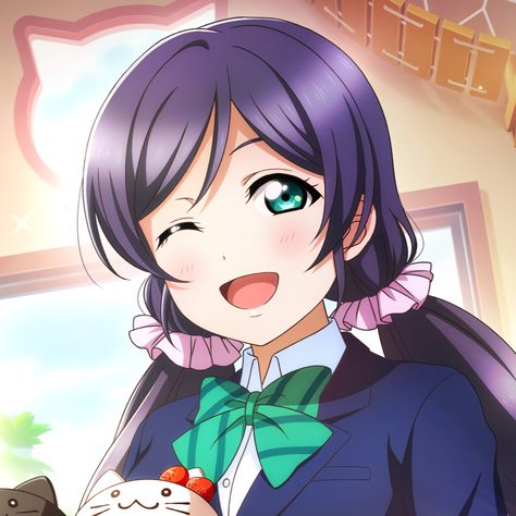 nozomi tojo Infj Characters, Love Live Nozomi, World Cat Day, Nozomi Tojo, Star Festival, Love Live School Idol Project, Anime D, World Cat, Cat Icon