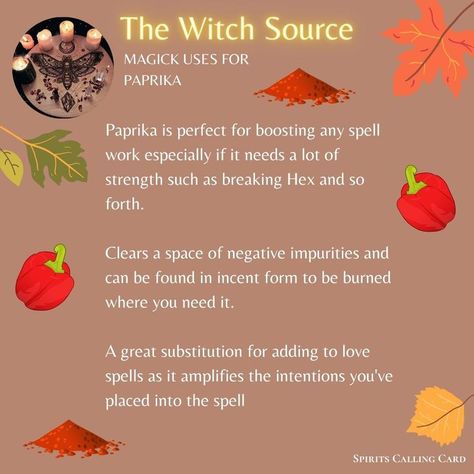 Paprika Witchcraft, Fairy Plants, Witchy Ideas, Magick Herbs, Grey Witch, Hearth Witch, Witch Fairy, Magickal Herbs, Protection Symbols