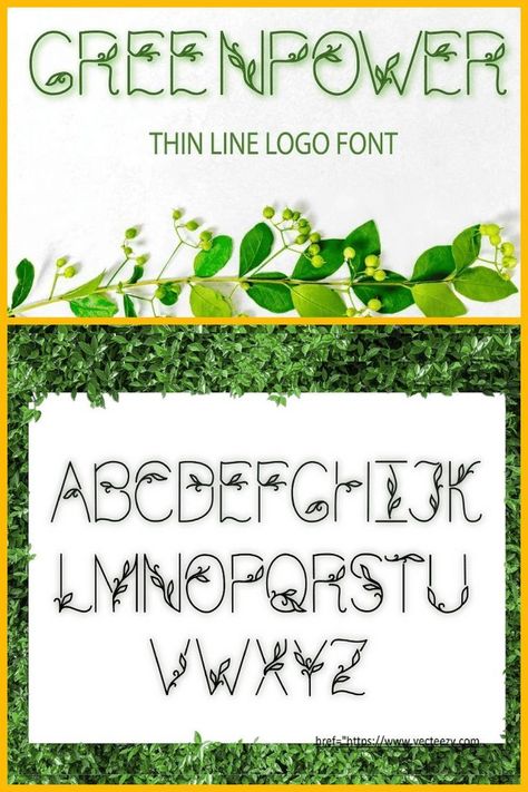 Fonts Alphabet Leafy Fonts Alphabet Letters, Plant Font Alphabet, Botanical Lettering Fonts, Nature Fonts Alphabet, Woodland Font, May Font, Nature Fonts, Writing Fonts Free Hand, March Font