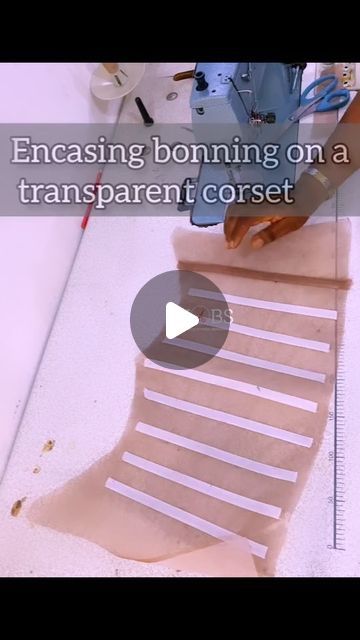 NIGERIAN FASHION DESIGNER on Instagram: "bonning encasing technique for a transparent corset!" Transparent Corset, Corset Tutorial, Nigerian Fashion Designers, Nigerian Styles, Sewing, Fashion Design, Design