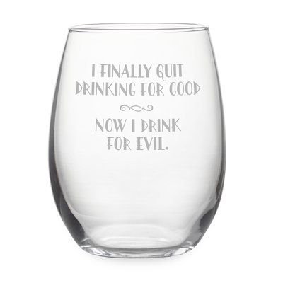 Wine Glass Sayings, Quit Drinking, Wine Gift Boxes, Wine Quotes, Painted Wine Glasses, Wine Glass Set, Typographic Design, Cricut Projects Vinyl, Glass Gifts