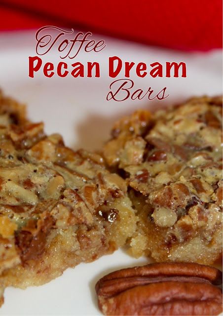 Pecan Dream Bars, Homemade Hot Dogs, Hot Dog Sauce, Dream Bars, Pecan Bars, Toffee Bars, Pecan Pie Bars, Pecan Recipes, On Cloud Nine