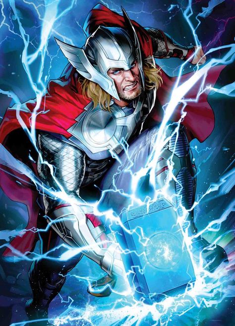 Thor Comic Art, Thor God, Poster Marvel, Thor Wallpaper, Thor Art, Skeleton Warrior, Thunder God, Avengers Poster, Thor Comic