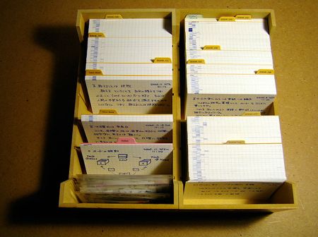 Two weeks ago, I started an exploration of lesser-know filing systems with the Noguchi system. This method, devised by Japanese economist Noguchi Yukio, utilizes manilla envelopes and the frequency wi Business Lessons, Study Cards, Study Flashcards, Study Techniques, School Organization Notes, Study Organization, Study Methods, Notes Inspiration, School Study Tips