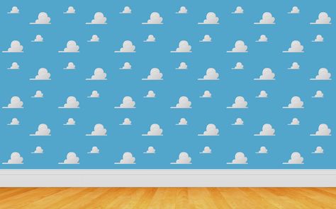 printable Wallpaper Toy Story, Zoom Wallpaper, Toy Story Clouds, Andys Room, Toy Story Room, Toy Story Party Decorations, Dibujos Toy Story, Toy Story Baby, Movie Script