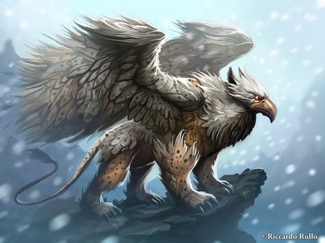 Griffon by shiprock.deviantart.com on @DeviantArt Hypogriff Art, Greek Creatures, Greek Monsters, Roleplay Characters, Mythical Animal, Candle Store, Mermaids And Mermen, Fantasy Images, Fantasy Creatures Art