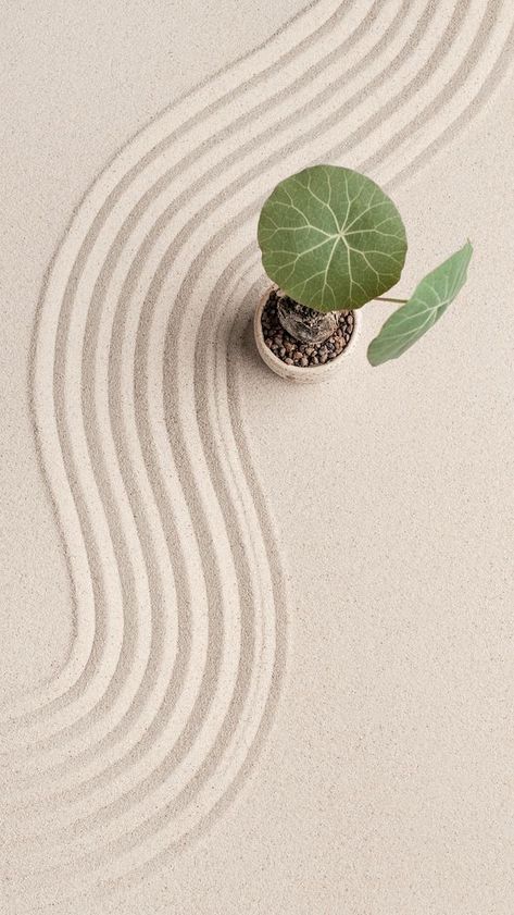 Zen Wallpaper Iphone, Iphone Wallpaper Zen, Relief Aesthetic, Japanese Zen Art, Peaceful Design, Calming Backgrounds, Zen Sand, Zen Wallpaper, Zen Aesthetic