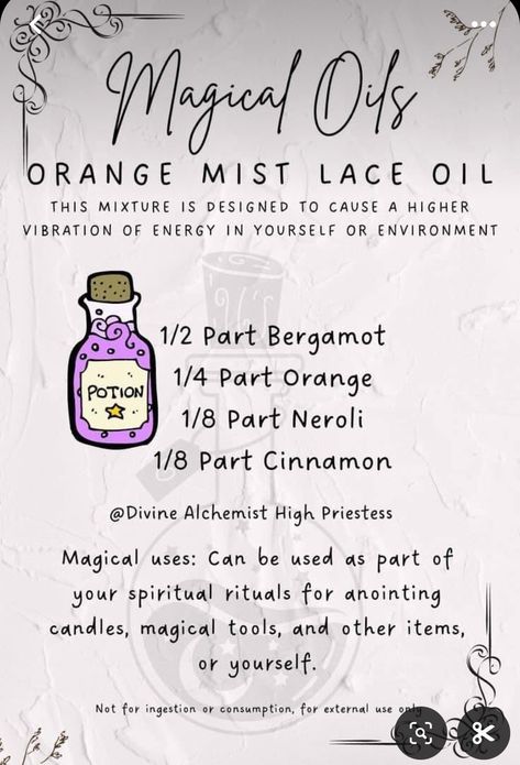 Magick Oils Recipes, Witches Oil Recipes, Wicca Oil Recipes, Protection Oil Recipe Witchcraft, Witch Oils, Yule 2024, Wicca Oils, Potion Recipes, Witchy Oils