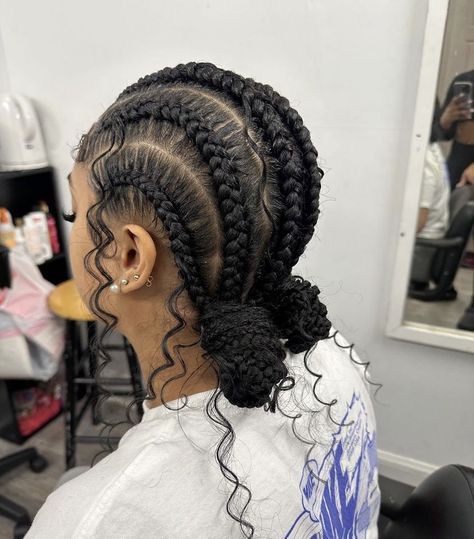 Cornrows Braids For Black Women, Quick Braids, Feed In Braids Hairstyles, Braided Cornrow Hairstyles, Cute Braided Hairstyles, Quick Braided Hairstyles, Protective Hairstyles Braids, Hair Done, Pretty Braided Hairstyles