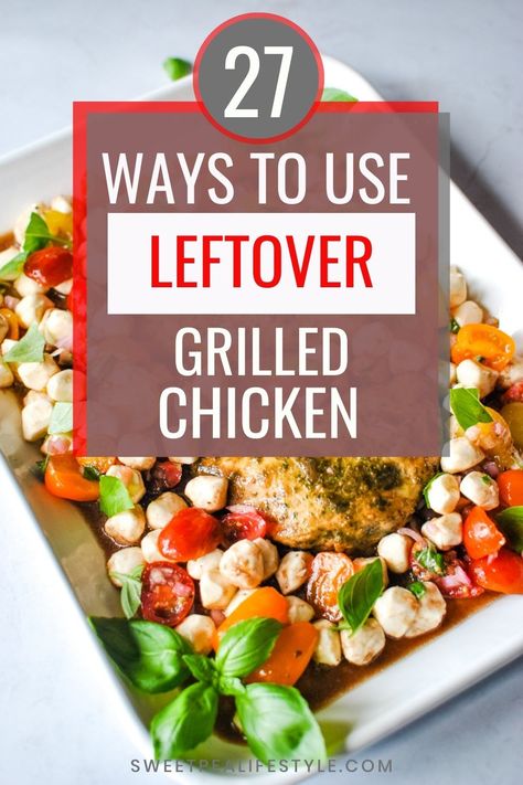 Leftover grilled chicken recipes are helpful to keep on hand when meal prepping. Varying options give you the freedom to grill ahead! These amazing recipes use leftover grilled chicken and can transform last night's leftovers into tonight brand new, easy dinner! grill up some chicken, store it well in your fridge or freezer, and prep ahead for mealtime. This works great for low carb eaters who need to plan head. Or, it’s great for busy people who just need meals at the ready. Leftover Grilled Chicken Recipes Easy, Things To Make With Grilled Chicken, What To Do With Grilled Chicken, Grilled Chicken Leftovers Ideas, Recipes With Leftover Grilled Chicken, Recipes For Leftover Grilled Chicken, What To Make With Grilled Chicken, Leftover Grilled Chicken Ideas, Chicken Thigh Leftover Recipes