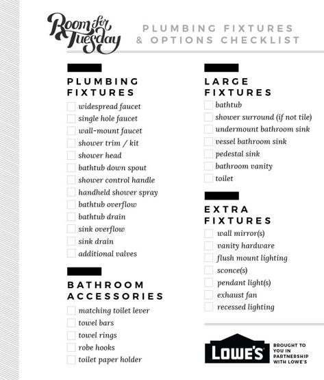 Plumbing Checklist Bathroom Plumbing Fixtures, Black Bathroom Fixtures, Pedestal Sink Bathroom, Top Questions, Guest Bathroom Renovation, Antique Brass Faucet, Water Plumbing, Nordic Winter, Shower Controls