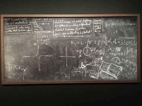 Stem Academia, Jake Sullivan, Math Professor, Chalkboard Writing, Famous Scientist, Richard Feynman, Physics And Mathematics, Math About Me, Study Smarter