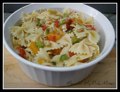 Fresh Market Recipe for Orange Zest Bowtie Honey Lemon Pasta Salad Lemon Pasta Salad, Orange Pasta, Lemon Pasta Salads, Bowtie Pasta Salad, Pasta Salad Dressing, Recipe Salad, Lemon Pasta, Bowtie Pasta, Orange Recipes