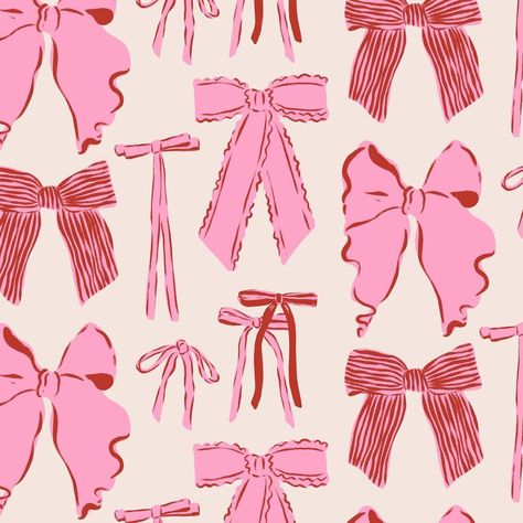 Straight on to Valentine’s Day now, right?? Well it’s more bows either way 🤷🏻‍♀️ Shop this print and iPhone background via link in my… | Instagram Bow Wallpaper, December 27, The Light, Valentines, Red, Pink, On Instagram, Instagram, Valentine's Day