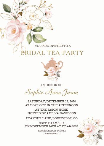 Tea Bridal Shower Invitations | Zazzle British High Tea, Tea Party Invites, Bridal Shower Tea Party Theme, Bridal Tea Party Invitations, Tea Bridal Shower, Tea Bridal Shower Invitations, Bridal Shower Tea Party, Wedding Tea Party, Pool Party Birthday Invitations