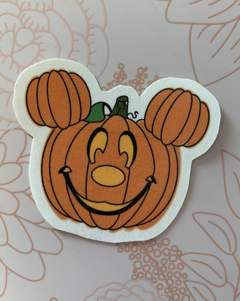 Pumpkin Mickey, Sell Stickers, Mickey Halloween, Halloween Sticker, Halloween Stickers, Business Support, Sugar Cookie, Unique Items, Etsy Seller