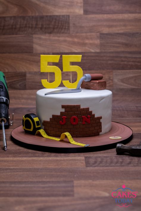 Construction Worker Cake, Torte Fondant, Birthday Cake Boy, Cakes Gluten Free, Funny Cakes, Construction Cake, Cake Boy, Fresh Cake, Online Cake Delivery