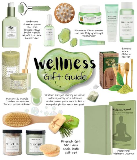 Wellness Retreat Swag Bag, Gift Guide Design Layout, Holistic Gifts Ideas, Wellness Gift Basket Ideas, Wellness Hamper, Wellness Accessories, Selfcare Gifts, Shoppers Bag, Gift Guide Design