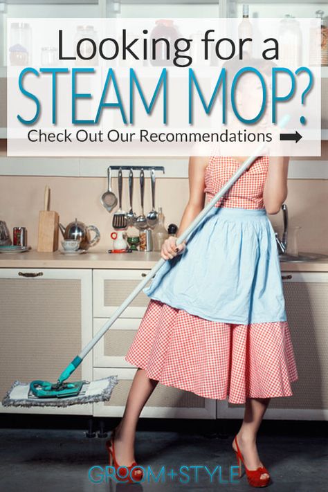 Groom+Style | Steam Mops Are More Efficient & Hygienic Than Traditional Mops. The Best Steam Mop Top 5 Review For Hardwood Floors & Tiles For Feb. 2019 #steammop #cleanhome Floor Steamer, Best Steam Mop, Shark Steam Mop, Vacuum Reviews, Groom Wedding Attire, Steam Mops, Handheld Steamer, Steam Mop, Waterproof Flooring