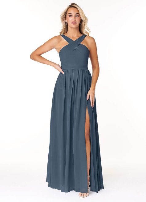 Neptune Azazie Elvira Bridesmaid Dresses | Azazie Azazie Dusty Blue Bridesmaid Dresses, Neptune Bridesmaid Dresses, Mist Bridesmaid Dresses, Maternity Bridesmaid Dresses, Dusty Blue Bridesmaid Dresses, Military Ball Dresses, Special Event Dresses, Blue Bridesmaid Dress, Modest Bridesmaid Dresses