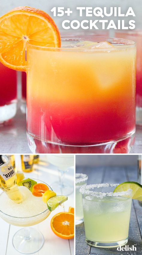 Tequila Based Cocktails, Tequila Drinks Recipes, Tequila Recipe, Spicy Cocktail, Best Tequila, Frozen Margaritas, Tequila Drinks, Festive Cocktails, Taco Bar