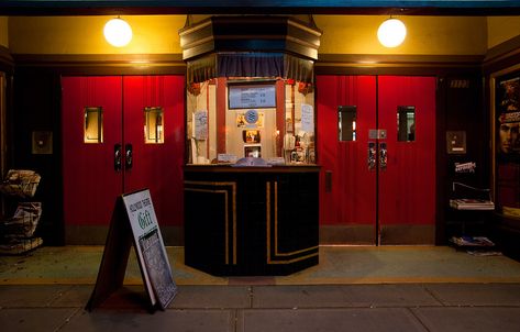 Theatre Ticket Booth, Theatre Ticket, Vintage Movie Theater, Hollywood Theater, Showroom Ideas, Ticket Booth, Theatre Tickets, Vintage Theatre, At Home Movie Theater