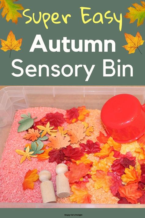 fall sensory bin for preschoolers Fall Harvest Activities, Fall Sensory Table, Fall Sensory Activities, Autumn Sensory Bin, Harvest Activities, Sensory Bin Ideas, Fall Sensory Bin, Fall Sensory, Flisat Table