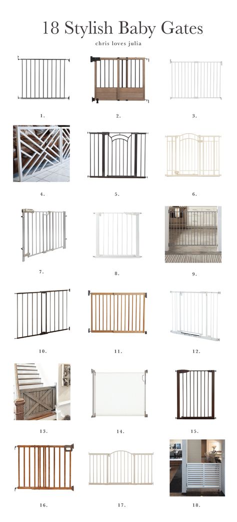 To Baby Gate, or Not? (Plus, 18 Stylish Baby Gates) - Chris Loves Julia Modern Baby Gates, Modern Baby Gates For Stairs, Baby Gate Ideas, Baby Gates For Stairs, Gates Modern, Custom Baby Gates, Best Baby Gates, Gate Modern, Baby Barrier