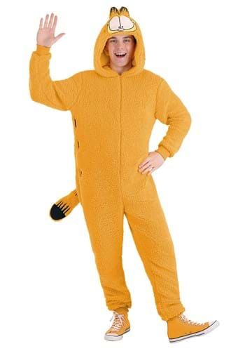 Onesie Halloween Costume, Garfield Halloween, Garfield Costume, Cat Jumpsuit, Black Halloween Costumes, Video Game Costumes, Garfield Cat, Onesie Costumes, Halloween Onesie