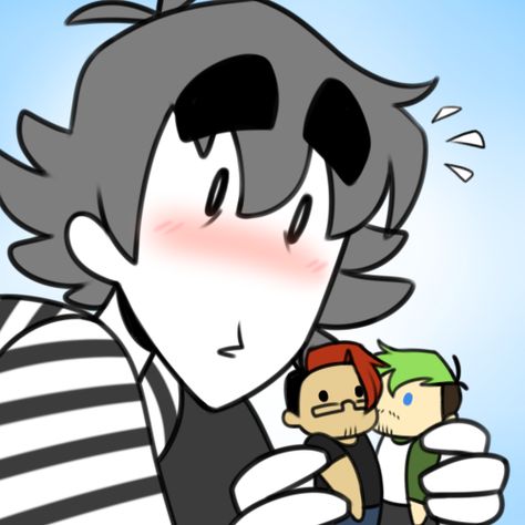 New Icon by cartoonjunkie on DeviantArt Septiplier Comic, Septiplier Fanart, Good Mythical Morning, Mythical Birds, Jack And Mark, Thomas Sanders, Anime Book, Pewdiepie, Cute Cosplay