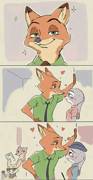 Making A Story, Zootopia Anime, Birthday Sleepover Ideas, Zootopia Fanart, Zootopia Nick And Judy, Zootopia Comic, Native Speaker, Zootopia Art, Nick And Judy