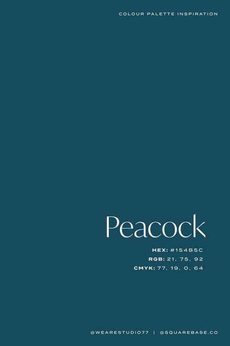 HEX: #154B5C | RGB: 21, 75, 92 | CMYK: 77, 19, 0, 64 Inspired by the iridescence of a peacock's feathers, this deep teal colour adds a touch of luxury and opulence to your designs. Dark Ocean Blue, Autumn Home Decor Ideas, Color Moodboard, Colour Pallettes, Gradient Color Design, Dark Ocean, Brand Colours, Color Pantone, Color Design Inspiration