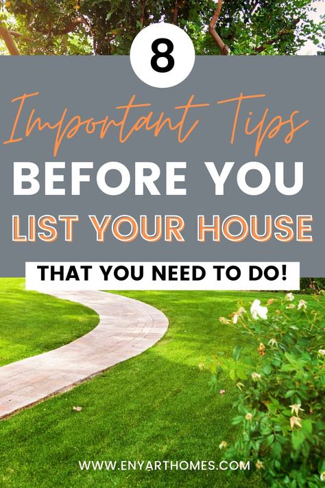 What To Do Before You Sell Your House, Selling House Tips Things To Do, Before Selling Your House Tips, Listing Your House Things To Do, Thinking About Selling Your House?, Selling Your Home Checklist, Best Time To Sell Your House, Things To Do When Selling Your Home, Preparing Home For Sale