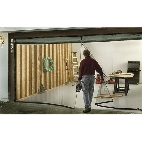 Inside garage door ideas