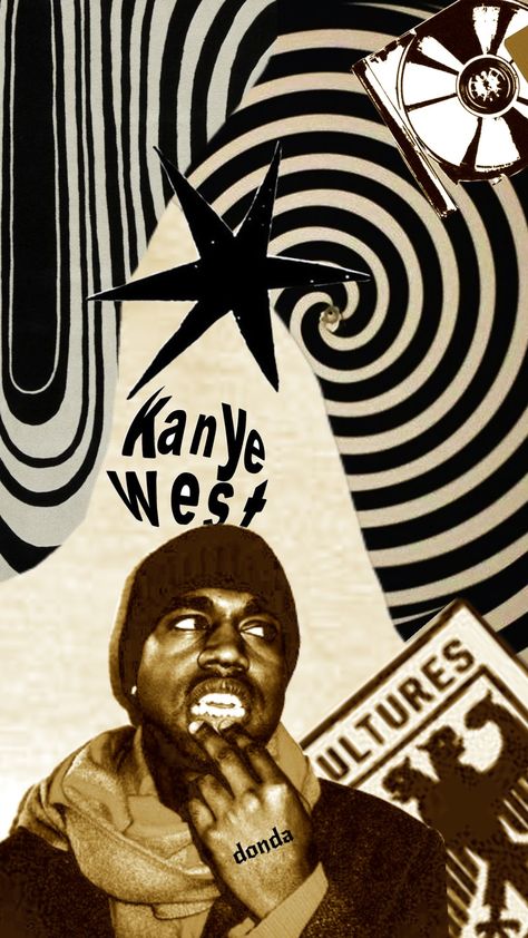 Vultures Kanye West, Kanye West Aesthetic Wallpaper, Kanye West Wallpapers, Kanye West Aesthetic, Kanye West Poster, Vision Collage, Kanye West Wallpaper, Tyler The Creator Wallpaper, Album Artwork Cover Art