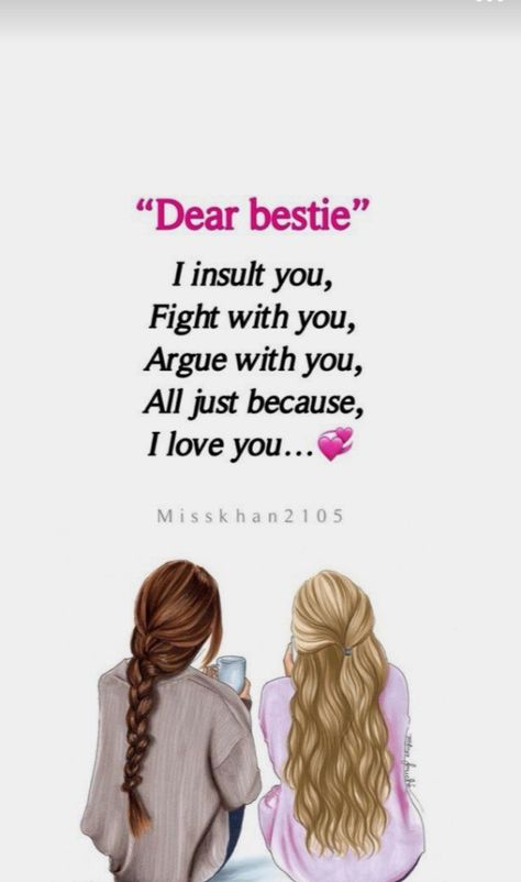 Best Friend Forever, My Dearest, Miss Her, I Miss Her, My Bestie, Best Friend, Quotes