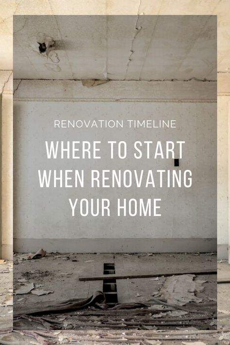 Here is the best renovation timeline according to the experts. Renovation Timeline, What House, Rent Me, Think Happy Thoughts, Plan Drawing, Home Renovations, Living Room Ceiling, General Contractor, Painted Floors