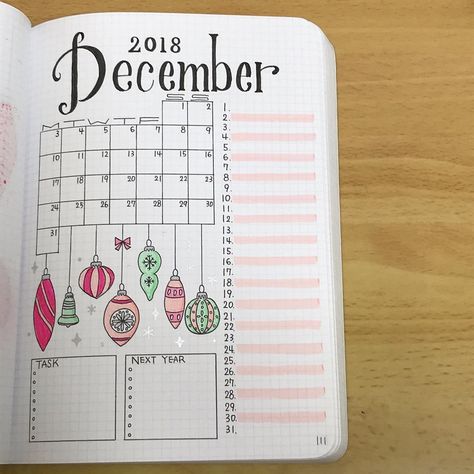 Bullet Journal Gift List, December Bullet Journal Ideas, Bullet Journal Christmas, Bullet Journal Titles, March Bullet Journal, December Bullet Journal, Bullet Journal Page, January Bullet Journal, Bullet Journal Set Up