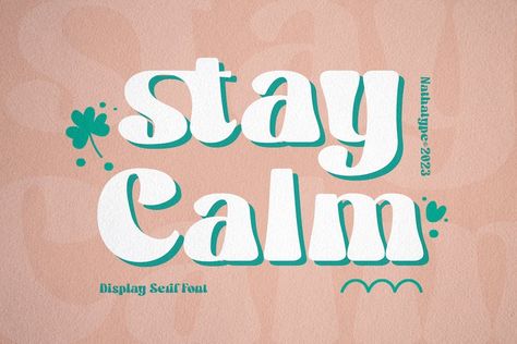 Stay Calm is A typography can often be a deniable, yet crucial factor in designs’ displays and nuances. Additionally, it may be hard to find prominent, elegant, catchy fonts, whereas customers can easily forget designs without the right typography and remember nothing about your brands. Even the most interesting designs will look dull and too […] The post Stay Calm Font appeared first on FreeFontDL. Calm Fonts, Calm Typography, Decorative Fonts, A Typography, Worth Quotes, Commercial Fonts, Web Project, Font Names, Stay Calm