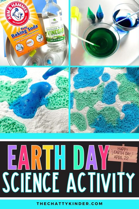 Earth Day Experiments, Earth Day Activities For Preschoolers, Earth Day Preschool Activities, Earth Day Science, Experiments For Preschoolers, Kindergarten Science Experiments, Environment Activities, Science Experiments Kids Preschool, Planets Activities