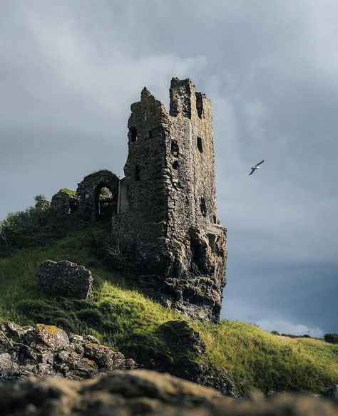 Follow & Tag #YourCastles on Instagram: “. 📸 @itstommysworld 🏰 Location #dunurecastle #Scotland CONGRATULATIONS and thank you for sharing and tagging YOUR image! Feature…” Ruined Castle, Castle Parts, Real Castles, Ireland Pictures, Sci Fi Architecture, Medieval Tower, Castles Of The World, Architecture Sketchbook, Scottish Castles