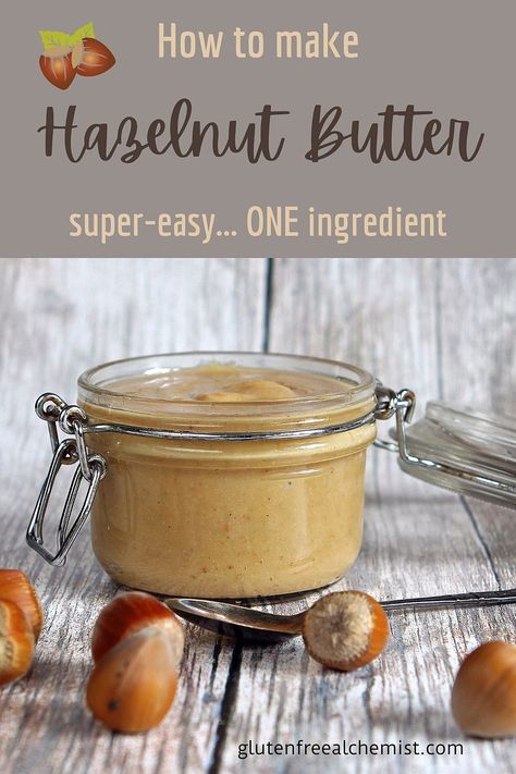 How to make Hazelnut Butter at home with just ONE simple, deliciously healthy, natural ingredient… Roasted hazelnuts. Butter Recipes Homemade, Hazelnut Recipes, Nut Butter Recipes, Food Blogging, Hazelnut Butter, Vegan Cakes, Butter Recipes, Gluten Free Vegan Recipes, Nut Recipes