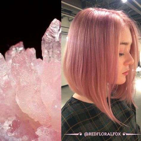 Rose quartz hair color by Taylor Lowe at Moxie Hair Salon in St. Paul, MN: @redfloralfox Rose Quartz Hair Color, Moxie Hair, Rose Quartz Hair, Mermaid Hairstyles, Pink Hair Dye, Hair Inspiration Long, Weak Hair, Hot Hair Colors, Beautiful Hair Color