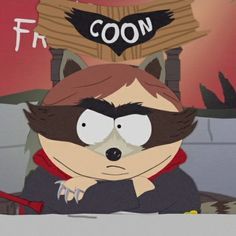 South Park Raccoon, Southpark Eric Cartman, Cartman Raccoon, Cartman Pfp, Cartman Icon, Shout Park, Kenny South Park, Current Mood Meme, Eric Cartman